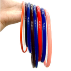 Uitstekende weerbestendigheid Verschillende kleuren Elastische Flexible 50 Shore A Silicone rubber seal ringen