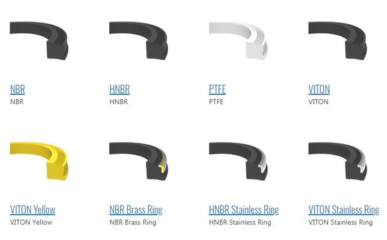 Rubber ring met koper of roestvrij staal back-up nitrile rubber zegel vleugel Unie hamer zegels