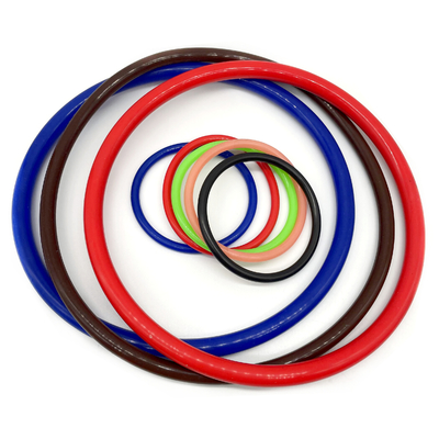 AS568-standaard Beste flexibiliteit Silicone afdichtingen en rubberen bekledingen met een kleurrijke ronde vorm
