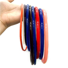 Verscheidene kleuren Rood Blauw Groen Elastische Niet-toxische En Milieuvriendelijke Silicone Ringen