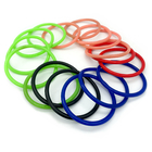 Verscheidene kleuren Rood Blauw Groen Elastische Niet-toxische En Milieuvriendelijke Silicone Ringen