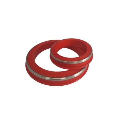 Rubber ring met koper of roestvrij staal back-up nitrile rubber zegel vleugel Unie hamer zegels