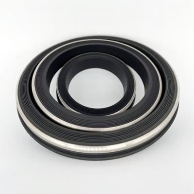 Olie- en warmtebestendige NBR HNBR FKM PTFE Black Hammer Union Seal met roestvrij staal