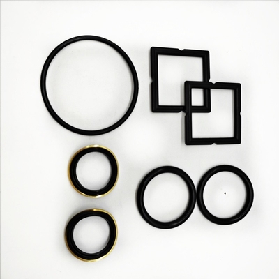 Standaard Service MSI Zwart Buna HSN FKM Plug Valve Seal Kit Met Messing Inzetstukken