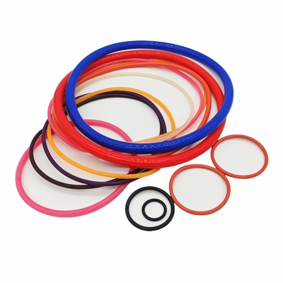 China Fabriek Direct Verkopen Hoogwaardige Kleurrijke Silicone Rubber O Rings