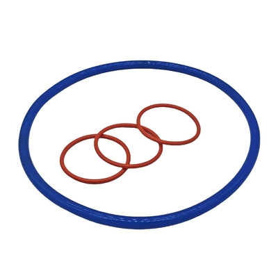 Op maat gemaakte service Eco-vriendelijke siliconen rubber O-ringen met 500 psi treksterkte
