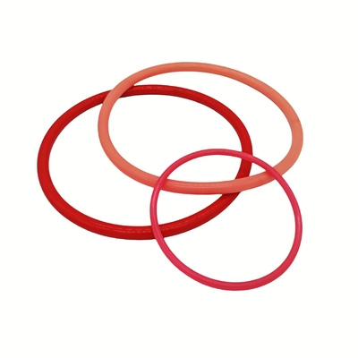 Gepersonaliseerde siliconen rubber O Ring Eco Friendly met aangepaste logo's