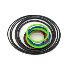 Custom siliconen groene Custom O-ringen met 500 PSI treksterkte