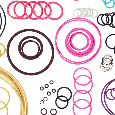Compressiemuurservice Op maat gemaakte O-ringen van siliconen rubber