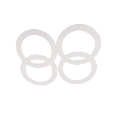 FDA-compliant Food Grade Silicone Rubber Gasket met aanpasbare grootte en 40-90 Shore A hardheid