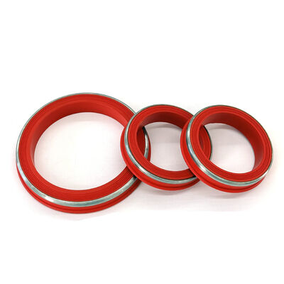 Temperatuurbestendig FKM Lip Style Hammer Union Seals met SS Ring Ontworpen voor H2S & CO2 Omgevingen