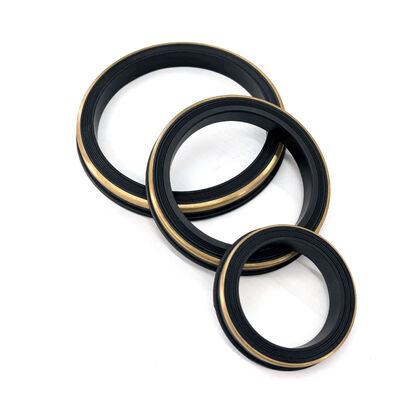 Premium NBR Hammer Union Seals met Messing Anti-Extrusion Ring. Figuur 602, 1002, 1502 Hoogdruk Lip Seals. Nitrile Oilfield Seals voor Pipeline.