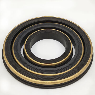 NBR 80 Shore A Hammer Union Seal met Messing Support Ring 2", 3", 4" Groottes voor Figuur 1502 Olieveldkwaliteit Hoogdrukrubberzegels voor veelvoudige systemen