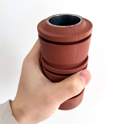 2,5 inch RTL-wattenstaafbeker met slijtvaste NBR 80-durometer en versterkte metalen kern voor het reinigen van olieveldputten