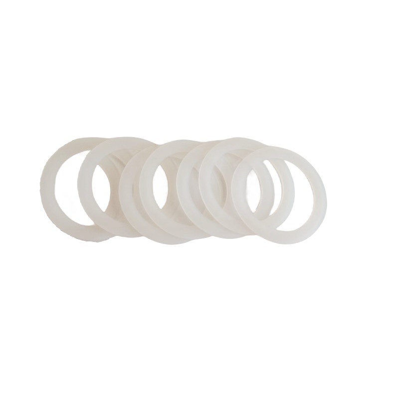 FDA-conform voedselveilig siliconenrubber pakking met een hardheid van 40-90 Shore A en aangepaste afmetingen
