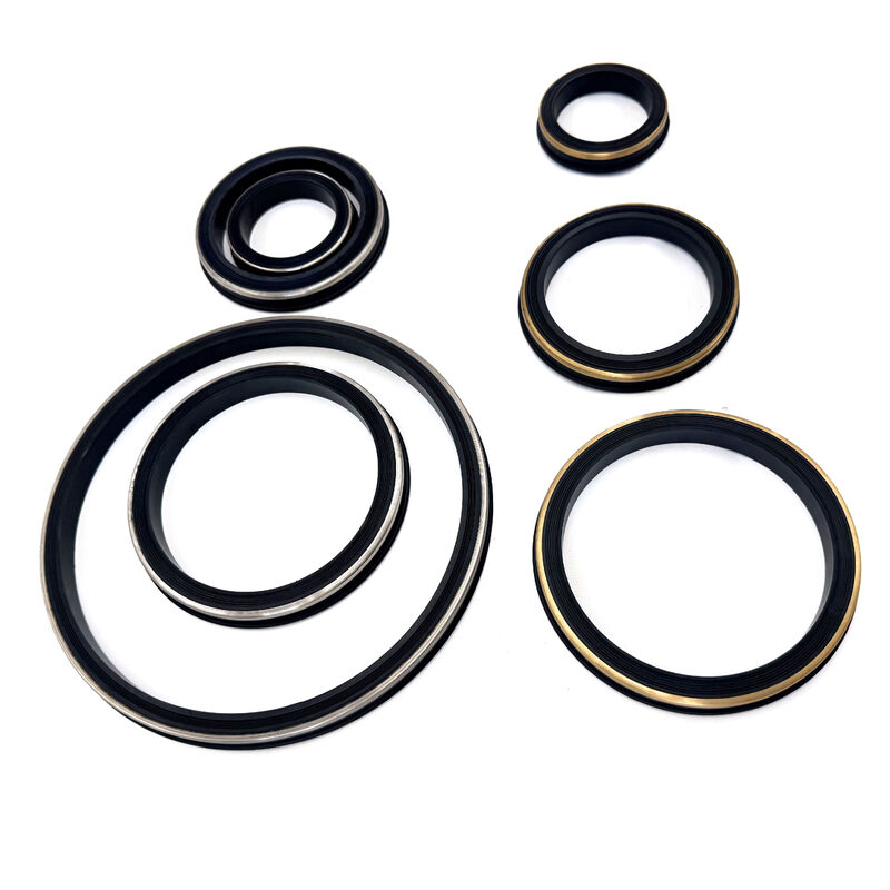 2 Inch FIG 1002 Hammer Union Afdichting met Messing Back-up Ring - Olieveld Hammer Union Lip Seal