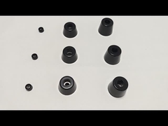 OEM Aanpassen Gevormd Rubber Bushing Schokdemper Cylindrische Zwarte Kleur